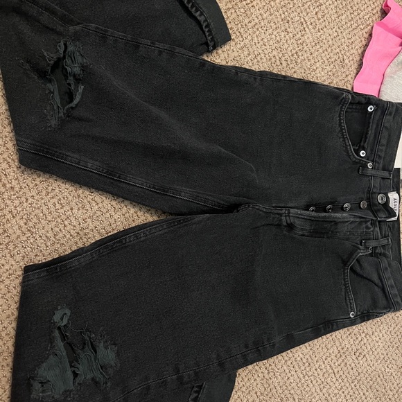 nwt. Agolde 90s mid rise loose fit smokestack size 25 - Picture 3 of 3